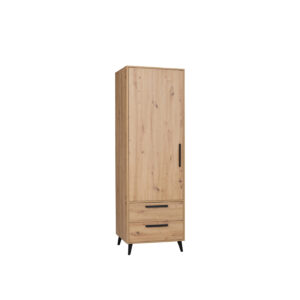 ARTI 03 single door wardrobe with drawers on legs