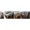 Detail of SINCO loft bed desk functionality and drawer system
