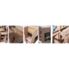Close-up of SINCO loft bed stairs and safety barrier