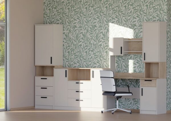 GRANT 17 wall unit, chest of drawers, desk, bookcase for youth bedroom
