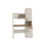 Grant 11/12 Study Desk with hutch, shelves, and cabinet.