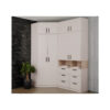 Angle view of the GRANT 14 cashmere storage set, 2025.