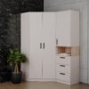 GRANT 08 corner wardrobe as part of a larger bedroom furniture set