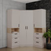 Elegant GRANT 06 storage cabinet within a comprehensive modern bedroom furniture collection