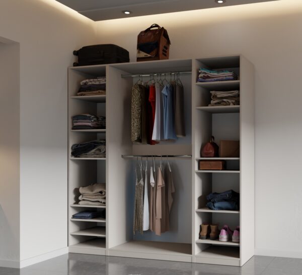 Spacious TRES 200cm corner wardrobe for comprehensive storage