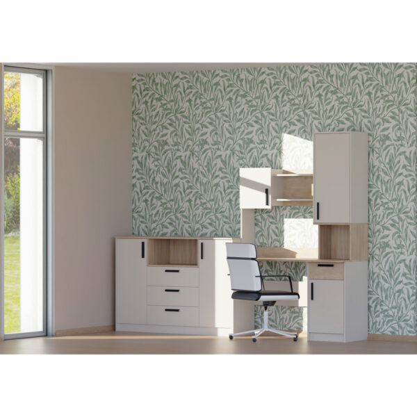 Grant 24 desk set with hutch, chest of drawers, ideal for teens.