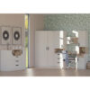 Full GRANT 27 youth furniture set, large desk, corner wardrobe, shelves.