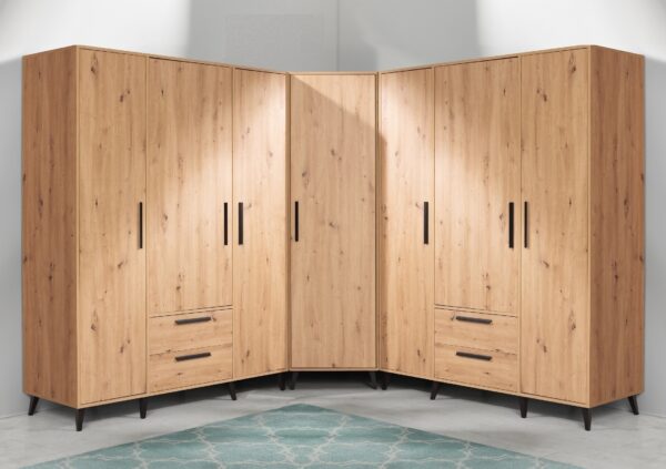 Set of ARTI furniture system components, including cabinet