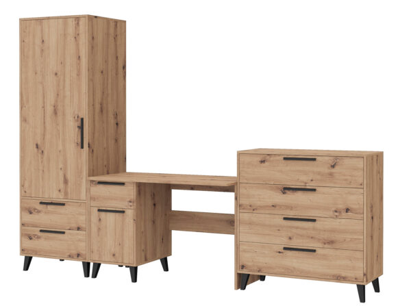Full view of the ARTI 05 furniture collection with matching pieces