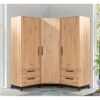 Full ARTI 4 large corner wardrobe set in a modern room