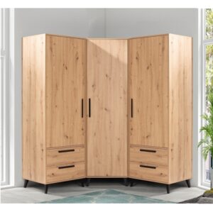 Full ARTI 4 large corner wardrobe set in a modern room