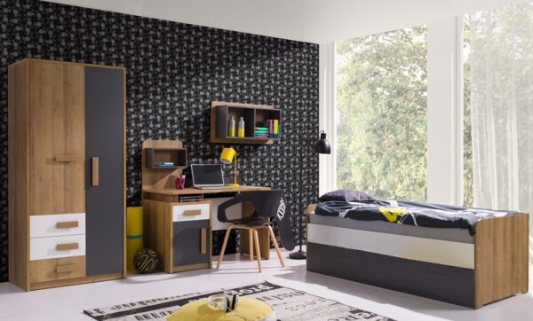 QUATRO 04 shelf functionality displayed in a modern interior