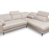 Angled view of DIVANO corner sofa showcasing its stylish design