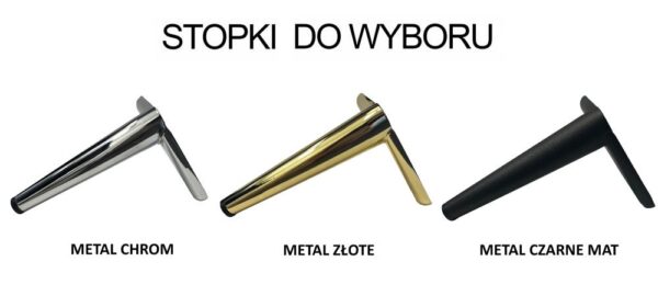 Customizable DIVANO corner sofa with focus on unique metal leg options