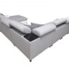 Overhead view of MODIVO VIII modular sofa highlighting spacious layout