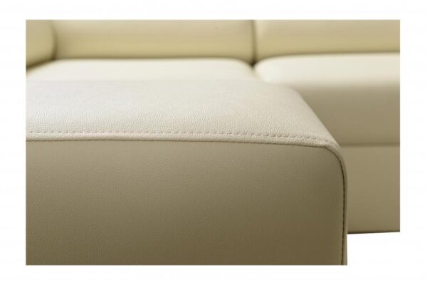 HERKULES MINI corner sofa, elegant angle view showcasing modern design.