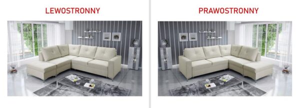 ADONIS II corner sofa in modern setting, clean lines