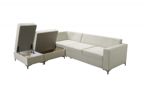 Comfortable fabric corner sofa, ADONIS II home decor