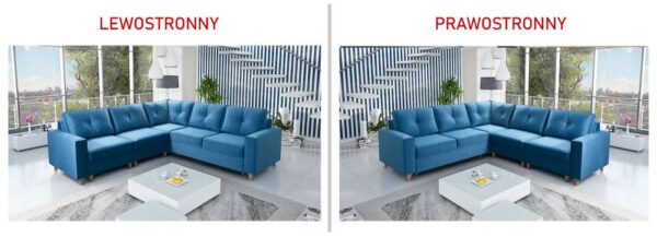 Spacious ADONIS III Corner Sofa, perfect for family comfort