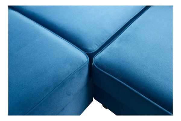 Detailed view of the ADONIS III Corner Sofa's premium fabric texture