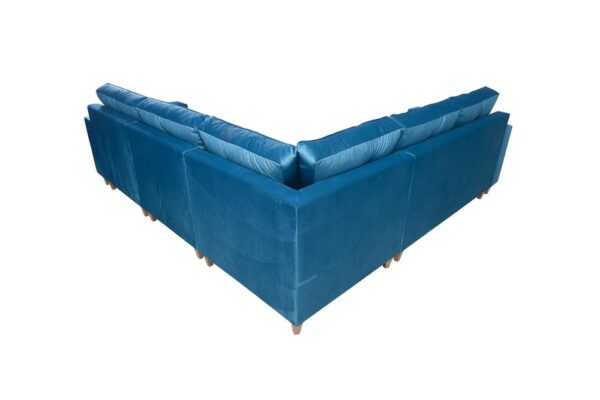 ADONIS III Corner Sofa transformed into a spacious sleeping bed