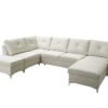 ADONIS IV Corner Sofa with sleeping function, grey upholstery, modern design