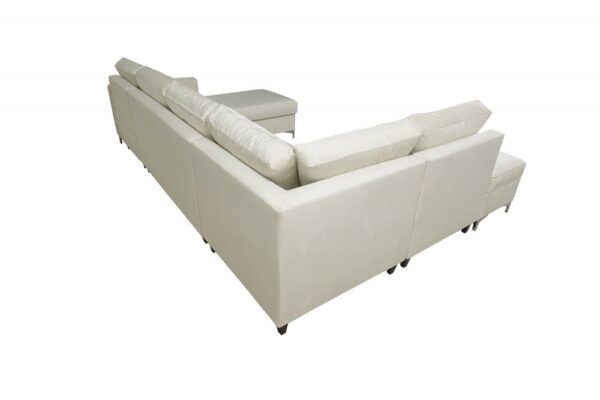 ADONIS IV Corner Sofa, demonstrating the easy-to-use pull-out bed mechanism