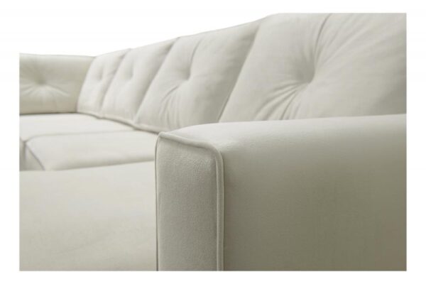 ADONIS IV Corner Sofa, showing the ample bedding storage compartment