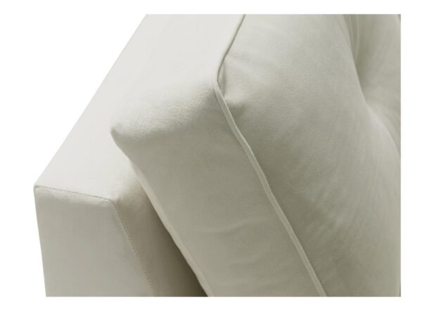 ADONIS IV Corner Sofa, rear view, illustrating the optional wooden feet