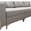ADONIS V sectional in elegant gray fabric upholstery