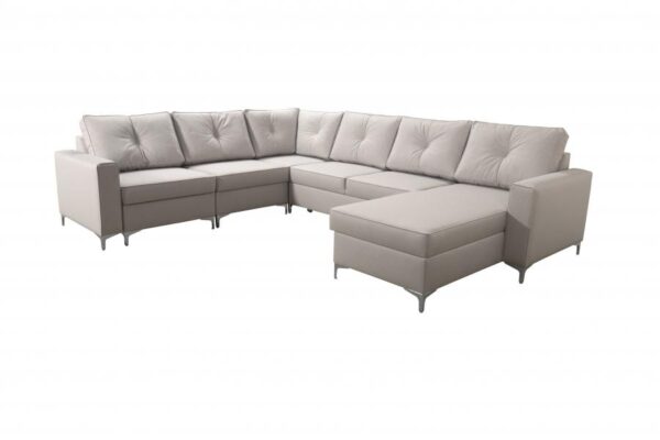 Functional ADONIS V corner couch for living rooms