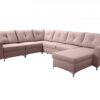 Detailed view of ADONIS V sofa's seating comfort
