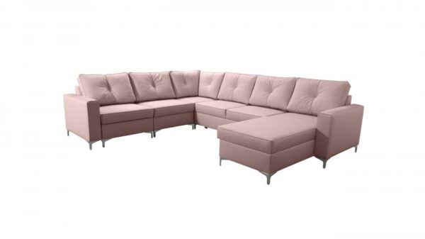 Detailed view of ADONIS V sofa's seating comfort