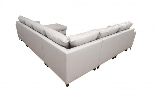 ADONIS V sectional showing bedding storage compartments