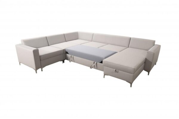 Close-up of ADONIS V corner sofa fabric texture