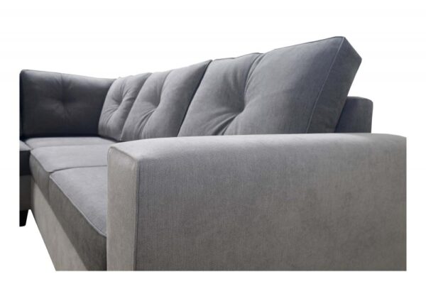 ADONIS VI Corner Sofa with extended sleeping function, ideal for guests.