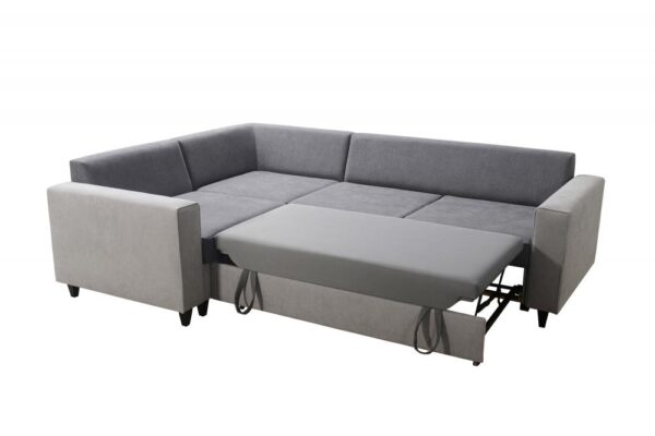 ADONIS VI Corner Sofa showcasing its spacious design and functional sleeping area.