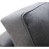 Side profile of the ADONIS VI Corner Sofa, emphasizing ergonomic design.