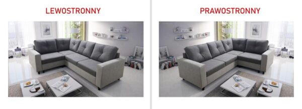 ADONIS VI Corner Sofa in a vibrant fabric option, adding a pop of color.