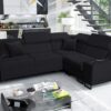 ALICANTE II corner sofa with various shelf and cup holder options