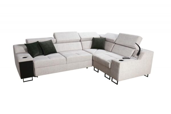 Contemporary ALICANTE II sofa, right-hand facing, living room elegance