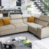 Luxurious ALICANTE II corner sofa, inviting and sophisticated
