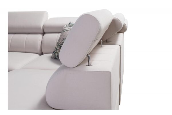 Baltico III corner sofa with pull-out sleep function, extended for night use.