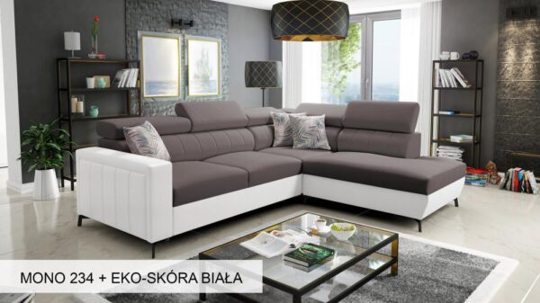 Baltico III Maxi corner sofa, showing the spacious sleeping area functionality.