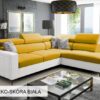 Baltico III Maxi corner sofa in a light colored fabric, suitable for modern interiors.