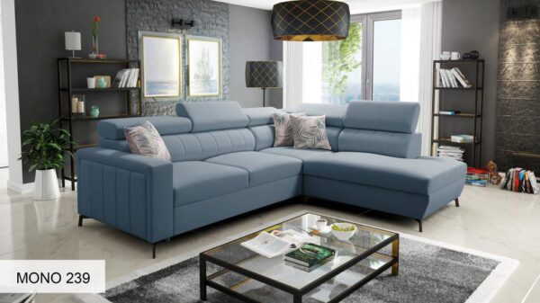 Baltico III Maxi with different foot options, showing chrome and wooden legs.