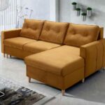 CLOUD corner sofa with storage and sleeping function
