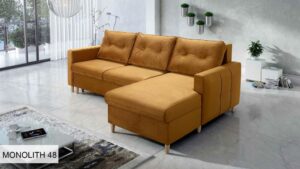 CLOUD corner sofa with storage and sleeping function