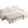 DAFNE I Corner Sofa, full view, right-sided configuration, functional chaise lounge