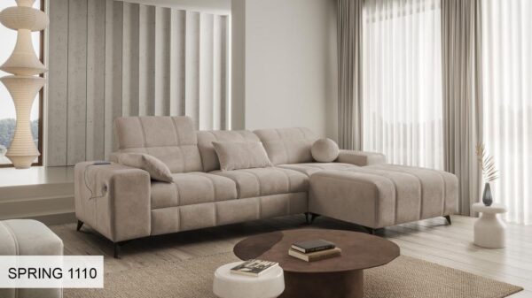 DAFNE I Corner Sofa, demonstrating comfort and support, ideal for relaxation
